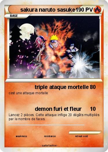 Pokemon sakura naruto sasuke