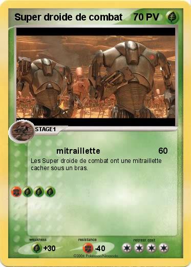 Pokemon Super droide de combat