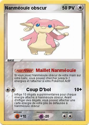 Pokemon Nanméouïe obscur