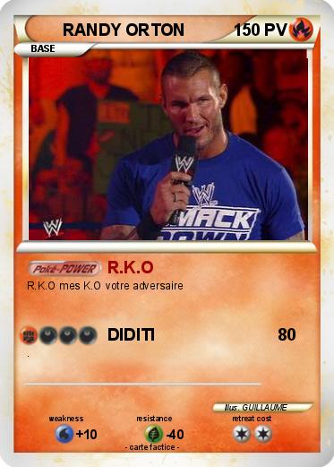 Pokemon RANDY ORTON