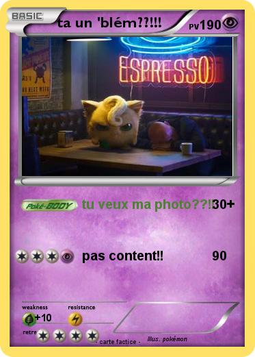 Pokemon ta un 'blém??!!!