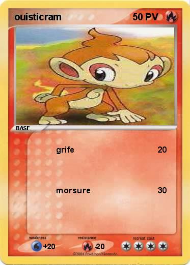 Pokemon ouisticram