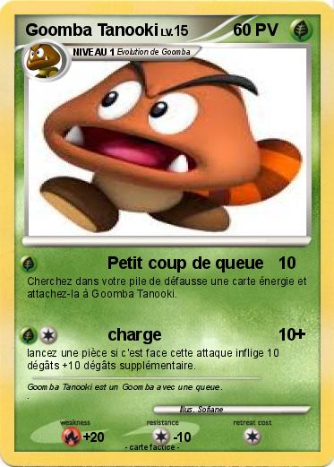 Pokemon Goomba Tanooki