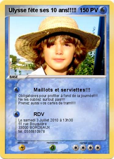 Pokemon Ulysse fête ses 10 ans!!!!!