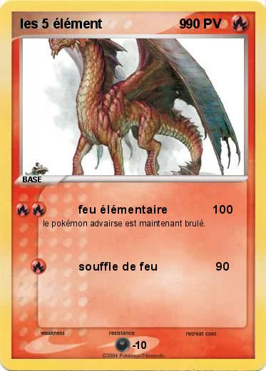 Pokemon les 5 élément                     9