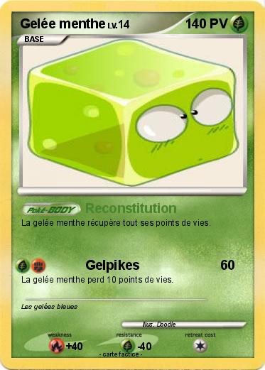 Pokemon Gelée menthe