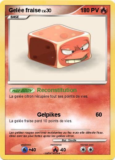 Pokemon Gelée fraise