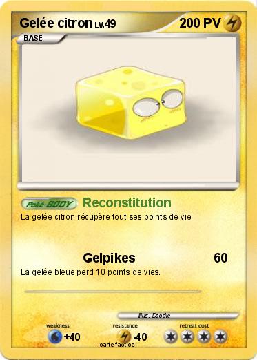 Pokemon Gelée citron