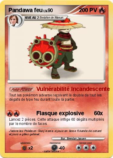 Pokemon Pandawa feu