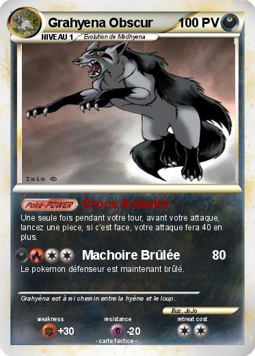 Pokemon Grahyena Obscur