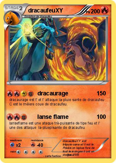 Pokemon dracaufeuXY
