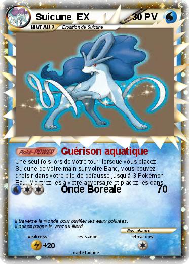 Pokemon Suicune  EX