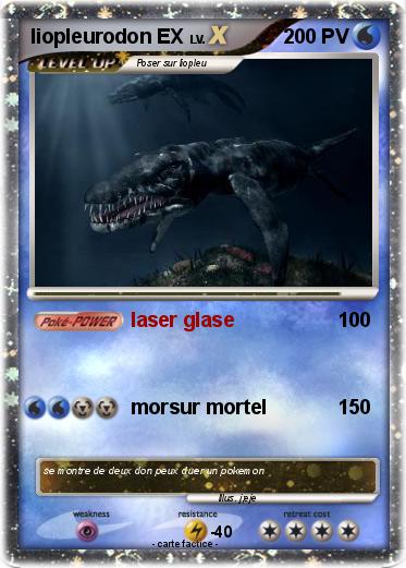 Pokemon liopleurodon EX