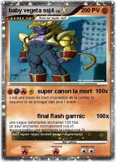 Pokemon baby vegeta ssj4