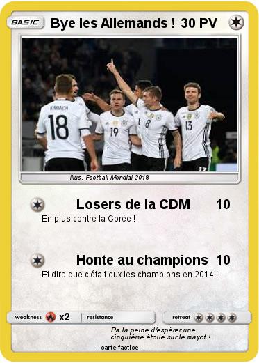 Pokemon Bye les Allemands !