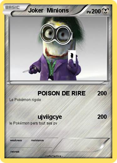Pokemon Joker  Minions
