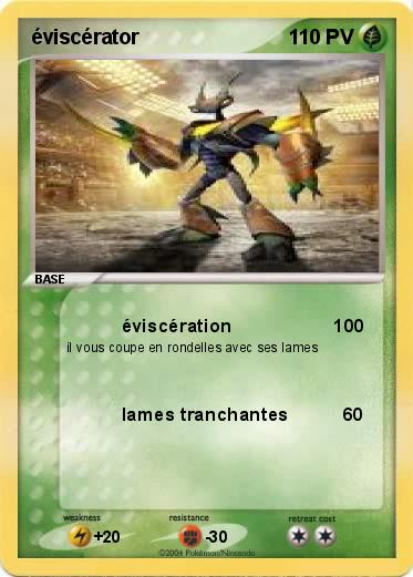 Pokemon éviscérator