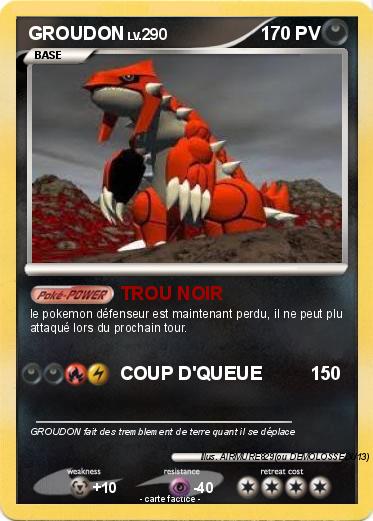 Pokemon GROUDON