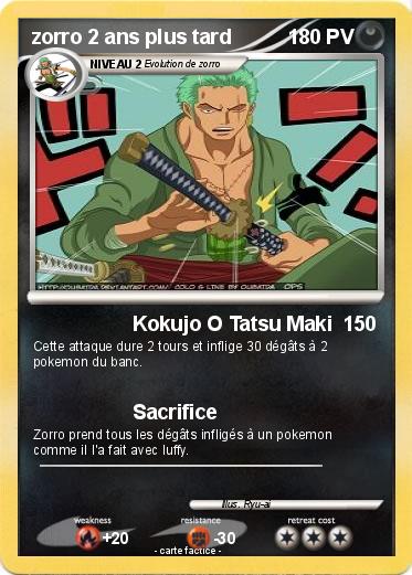 Pokemon zorro 2 ans plus tard