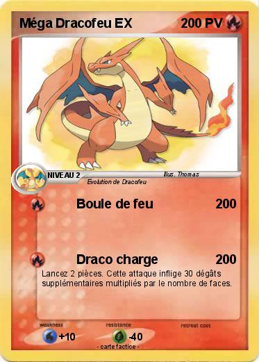 Pokemon Méga Dracofeu EX