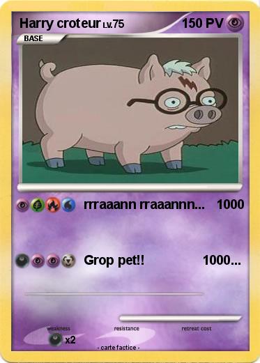 Pokemon Harry croteur