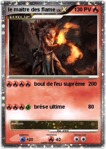 Pokemon le maitre des flame