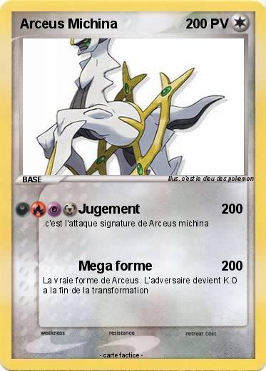 Pokemon Arceus Michina