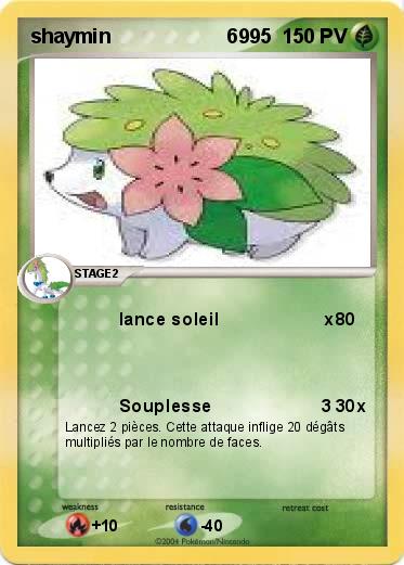 Pokemon shaymin                     6995    