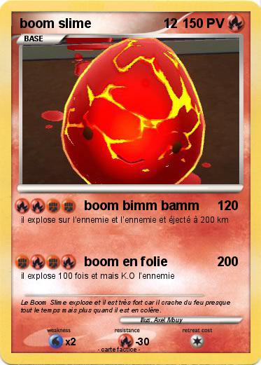 Pokemon boom slime                    12