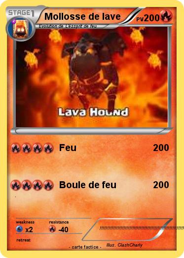 Pokemon Mollosse de lave