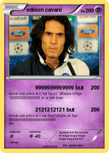Pokemon edison cavani