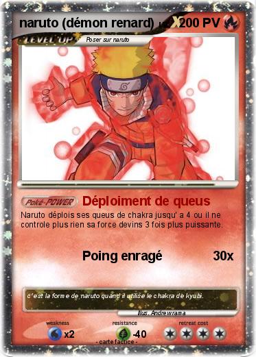 Pokemon naruto (démon renard)