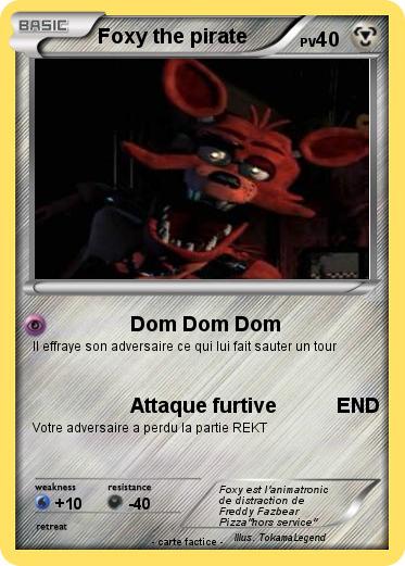 Pokemon Foxy the pirate