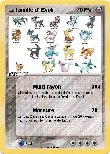 Pokemon La famille d' Evoli