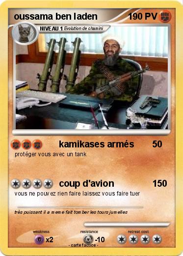 Pokemon oussama ben laden