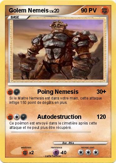 Pokemon Golem Nemeis
