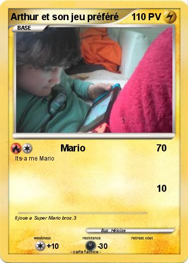 Pokemon Arthur et son jeu préféré