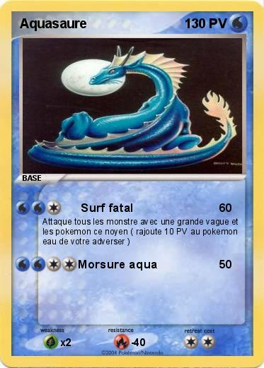 Pokemon Aquasaure