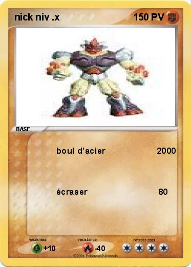 Pokemon nick niv .x