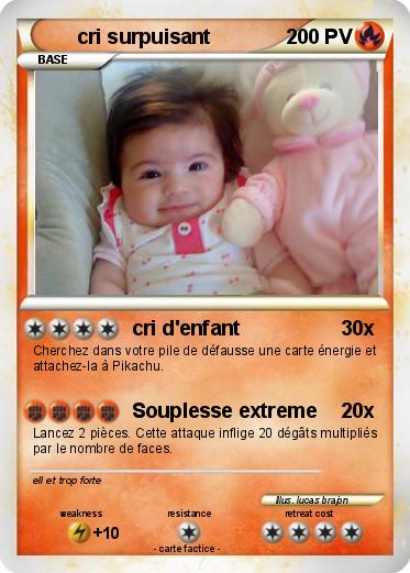 Pokemon cri surpuisant