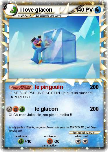 Pokemon i love glacon