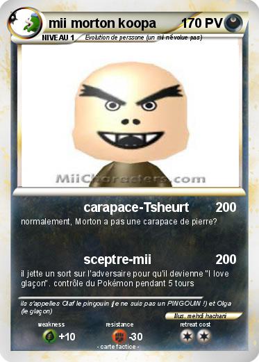 Pokemon mii morton koopa