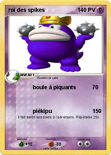 Pokemon roi des spikes