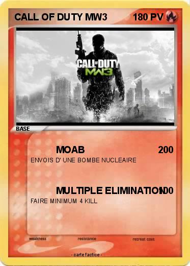 Pokemon CALL OF DUTY MW3