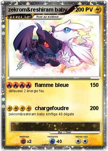 Pokemon zekrom&reshiram baby