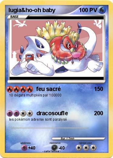 Pokemon lugia&ho-oh baby