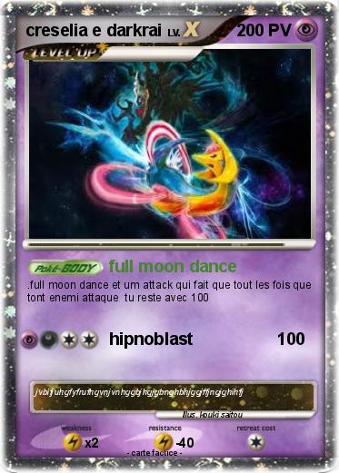 Pokemon creselia e darkrai