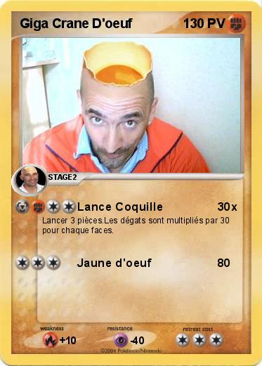Pokemon Giga Crane D'oeuf
