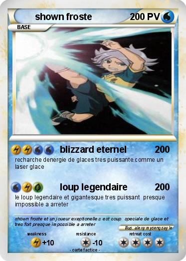 Pokemon shown froste
