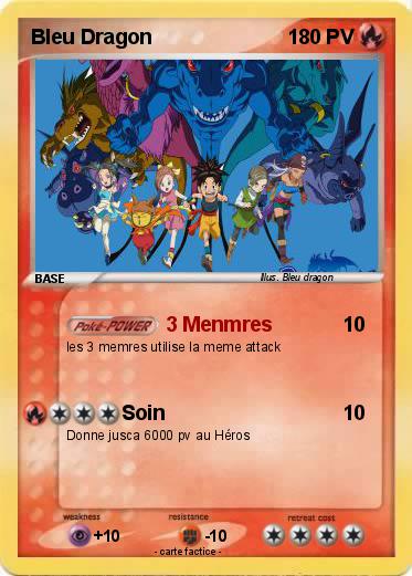 Pokemon Bleu Dragon